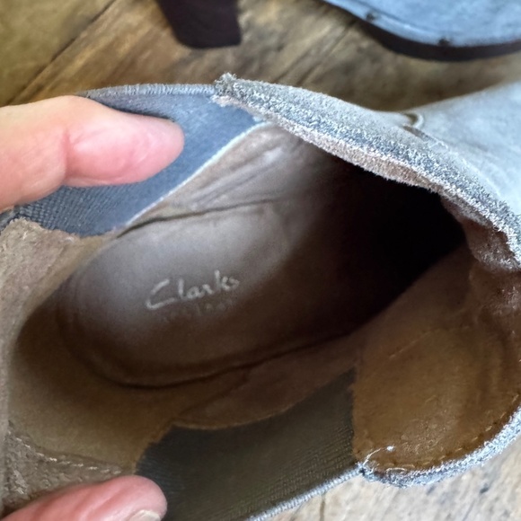 CLARKS Ledella Star Clog chunky Booties Womans size 7 - Picture 7 of 8